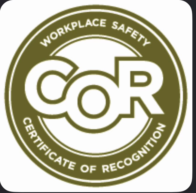 COR Workplace Safety Certificate of Recognition